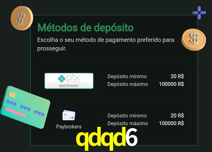O cassino qdqd6 oferece uma grande variedade de métodos de pagamento